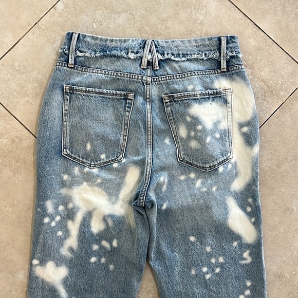 GOOD AMERICAN Acid Wash 90’s Style Jeans Size 6/28 - Picture 7 of 9